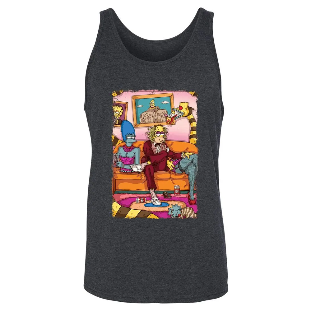 Unisex Jersey Tank - K3UB7DQ6 - Dark Grey Heather - 6