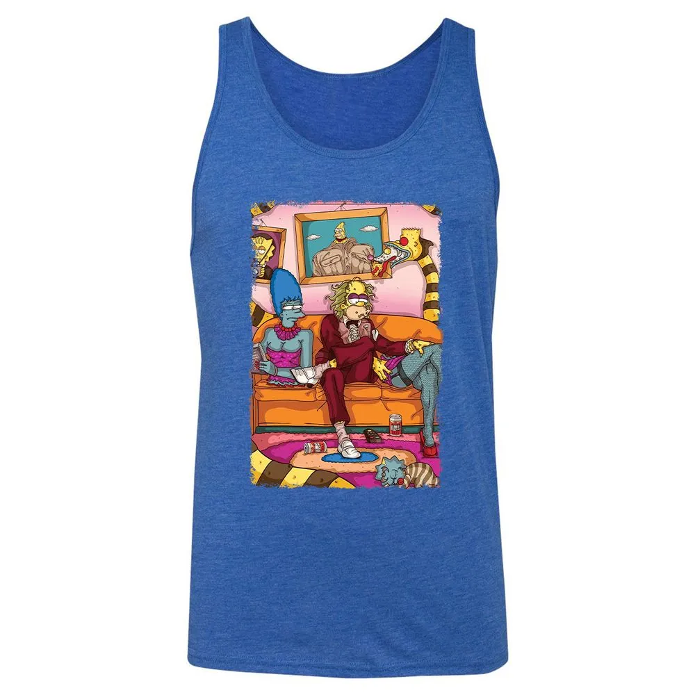 Unisex Jersey Tank - K3UB7DQ6 - True Royal Triblend - 12