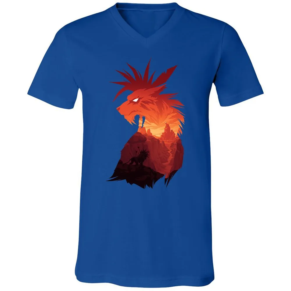 Unisex V-Neck T-Shirt - NLNKSUZ6 - True Royal - 4