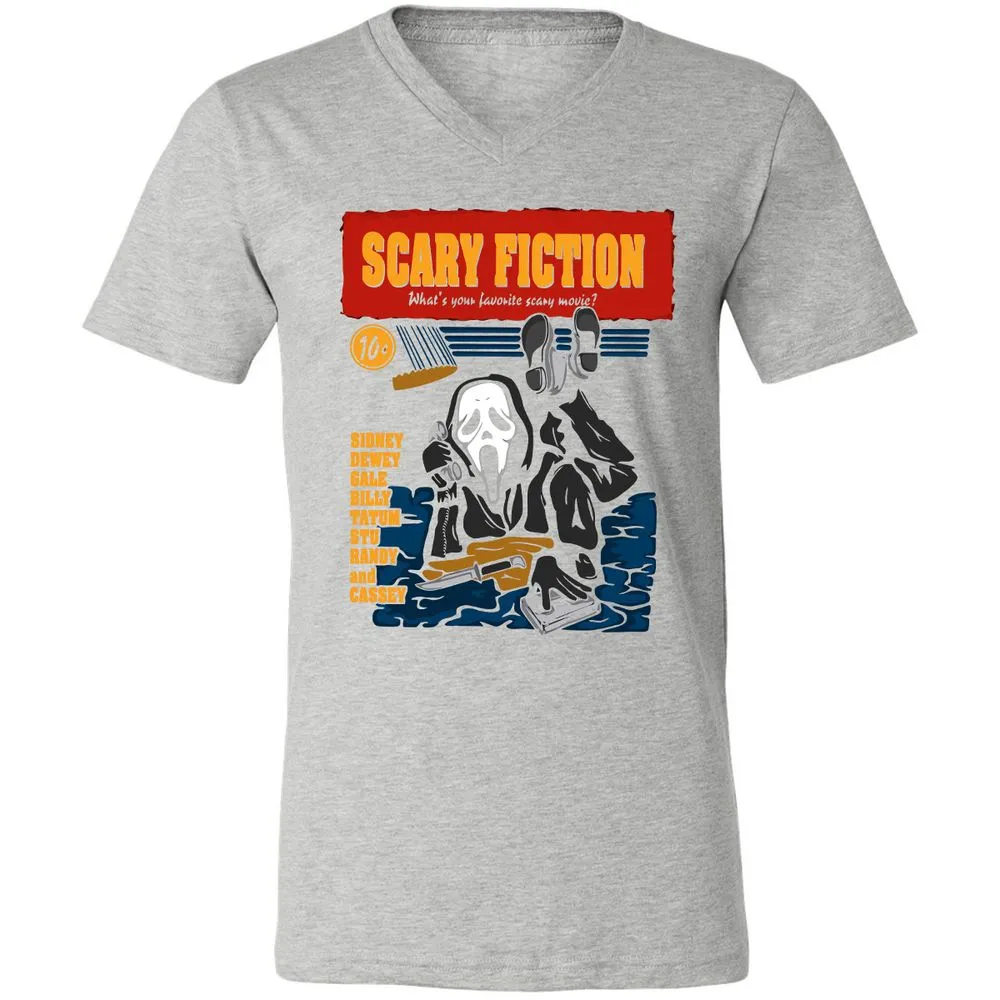 Unisex V-Neck T-Shirt - F9CJXN3E - Athletic Heather - 7