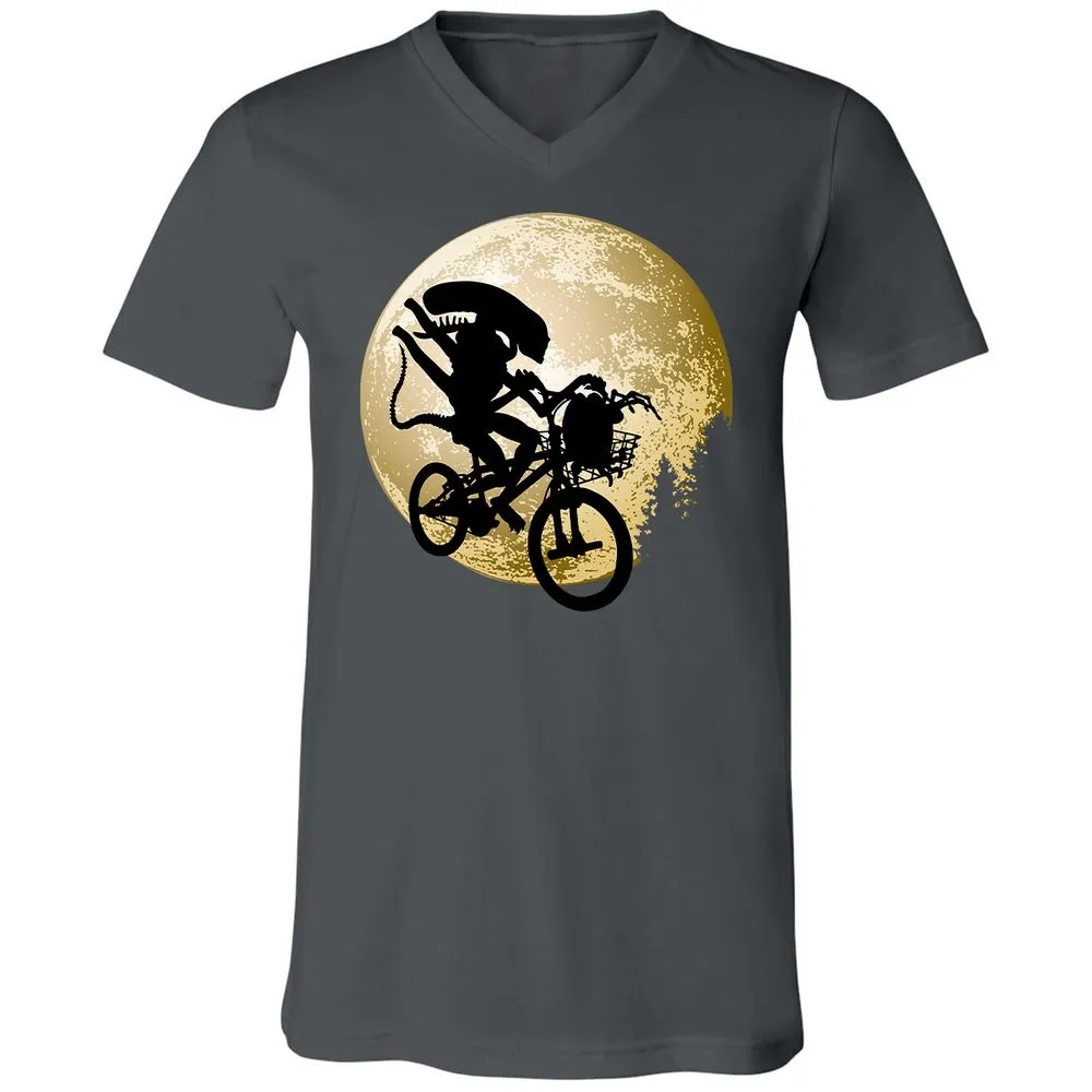 Unisex V-Neck T-Shirt - G3YM7JHR - Asphalt - 12