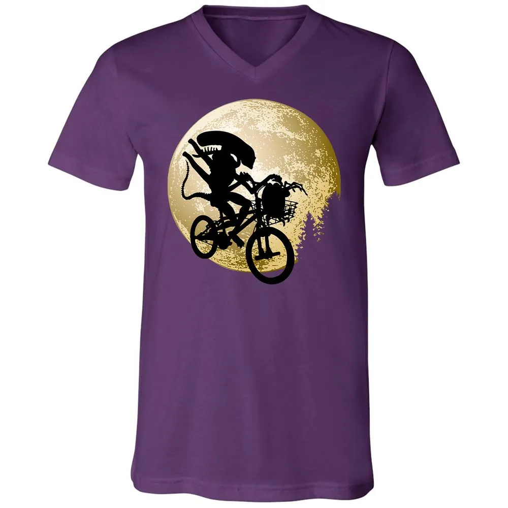 Unisex V-Neck T-Shirt - G3YM7JHR - Team Purple - 9
