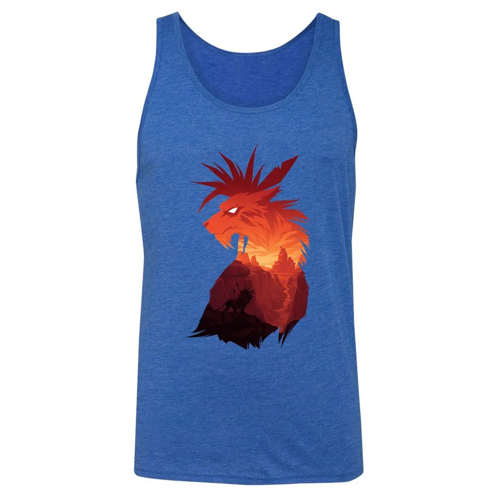 Unisex Jersey Tank - DRPL2MG5 - True Royal Triblend - 12