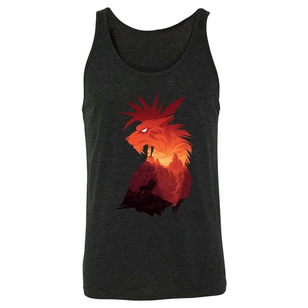 Unisex Jersey Tank - DRPL2MG5 - Charcoal Black Triblend - 5