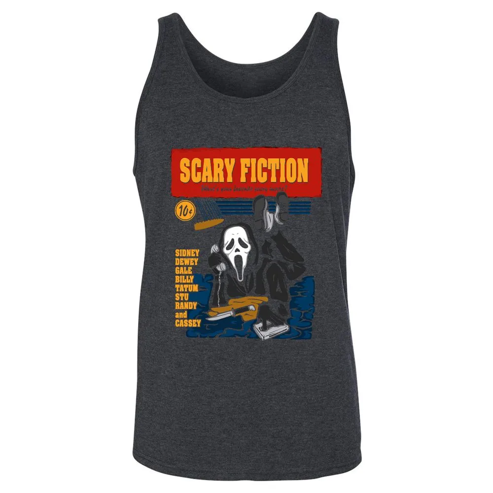 Unisex Jersey Tank - KVYMYXBL - Dark Grey Heather - 6