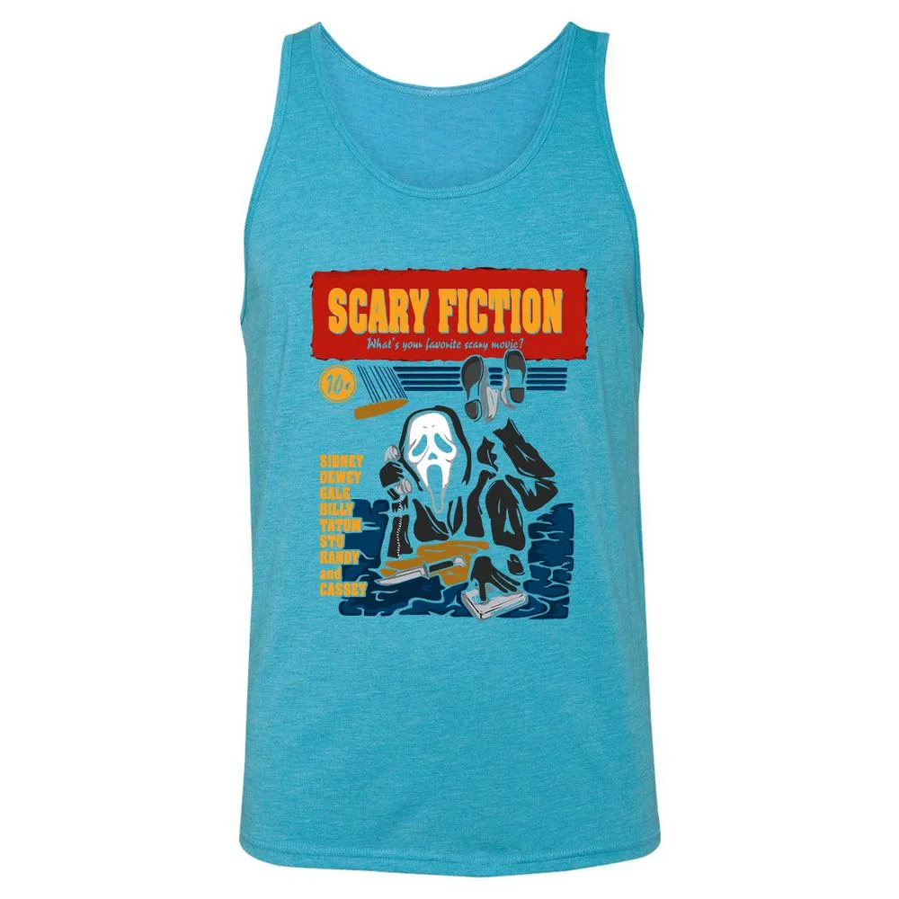Unisex Jersey Tank - KVYMYXBL - Aqua Triblend - 3