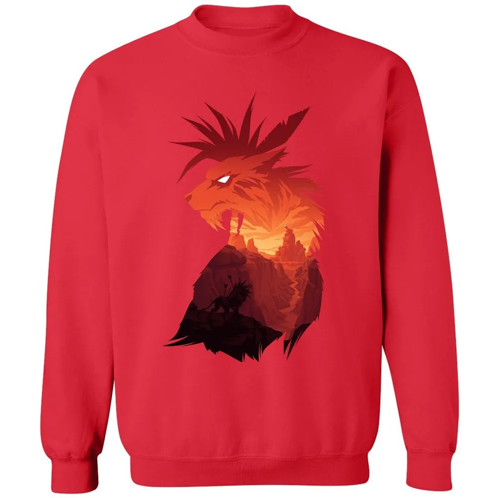 Classic Unisex Sweatshirt - R8KKW98Z - Red - 5