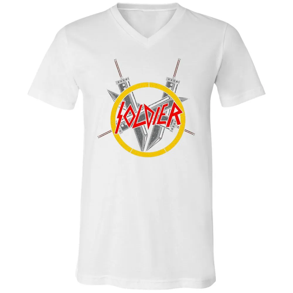 Unisex V-Neck T-Shirt - W4ZU91M4 - White - 5
