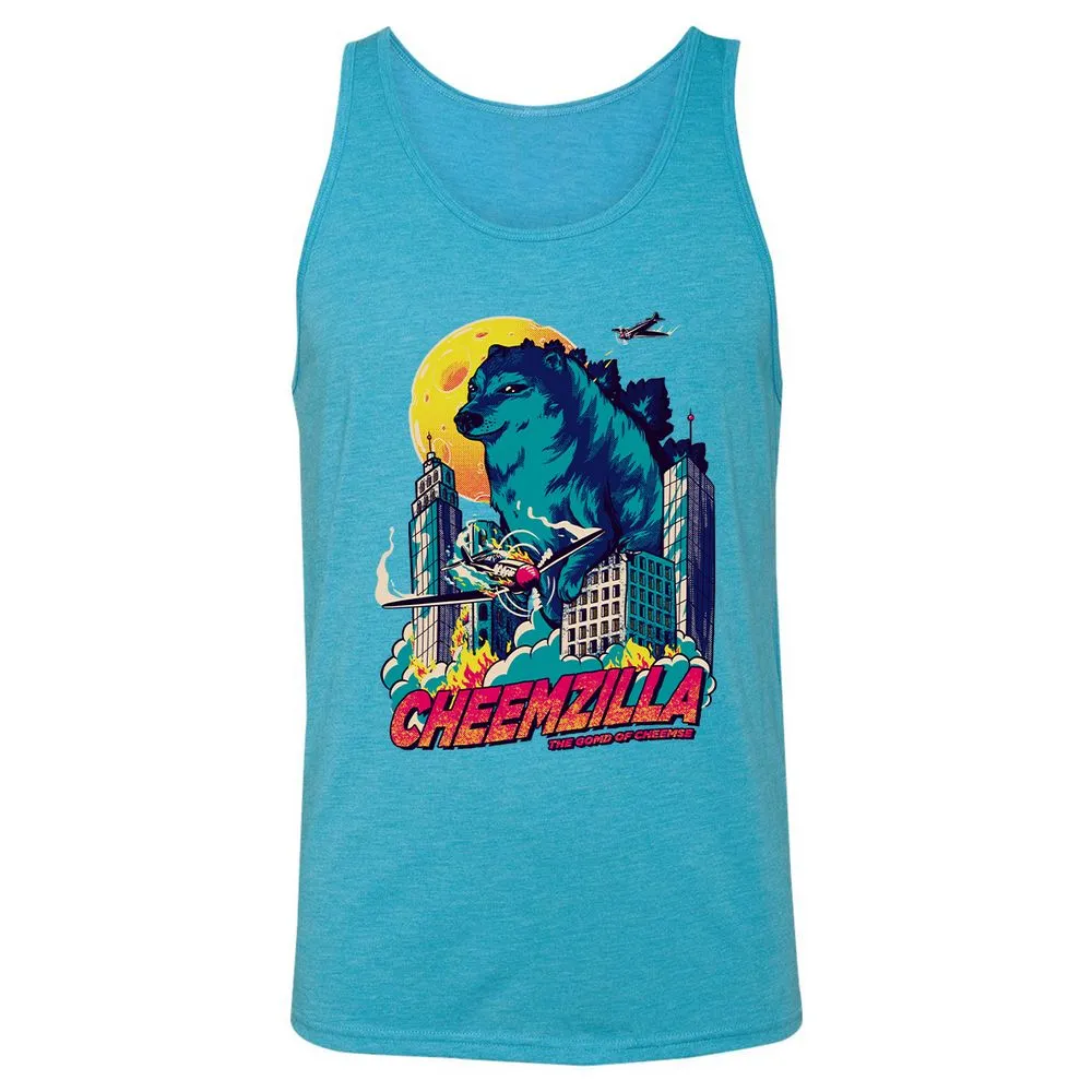 Unisex Jersey Tank - 1KPN8UCV - Aqua Triblend - 3