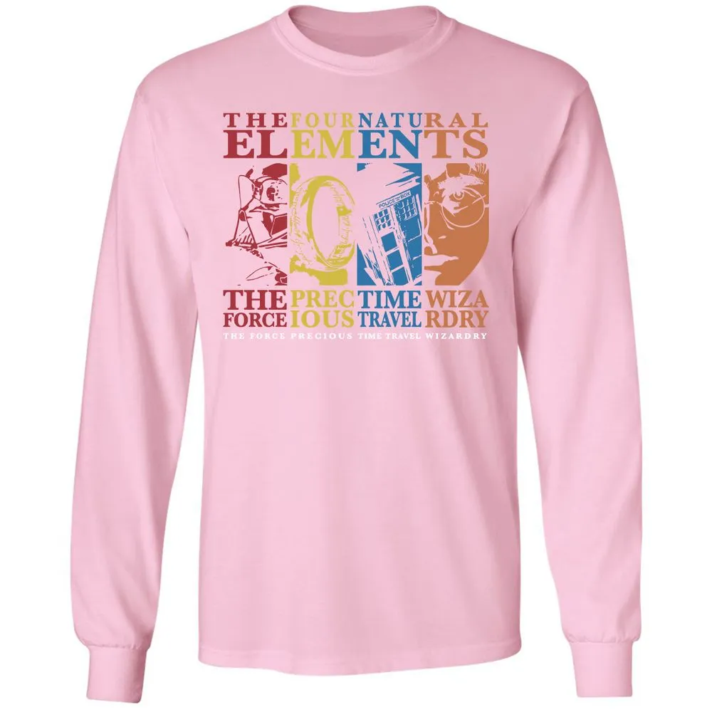 Long Sleeve T-Shirt - AQM21Y8D - Light Pink - 3