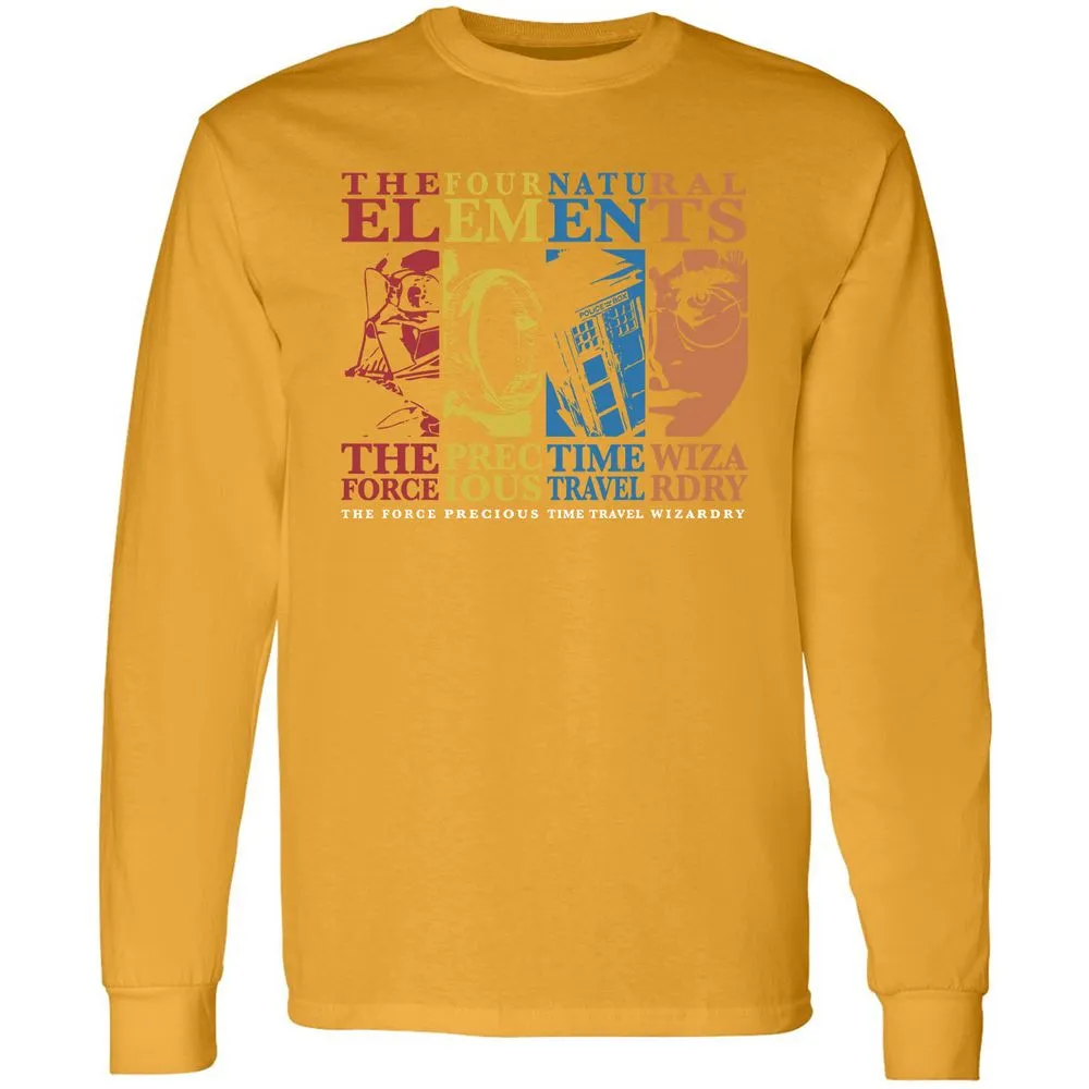 Long Sleeve T-Shirt - AQM21Y8D - Gold - 9