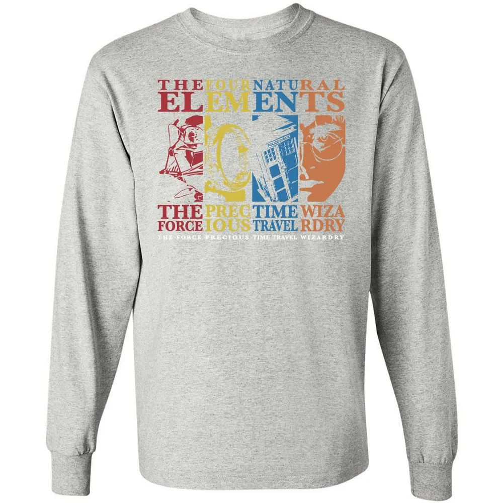 Long Sleeve T-Shirt - AQM21Y8D - Ash - 7