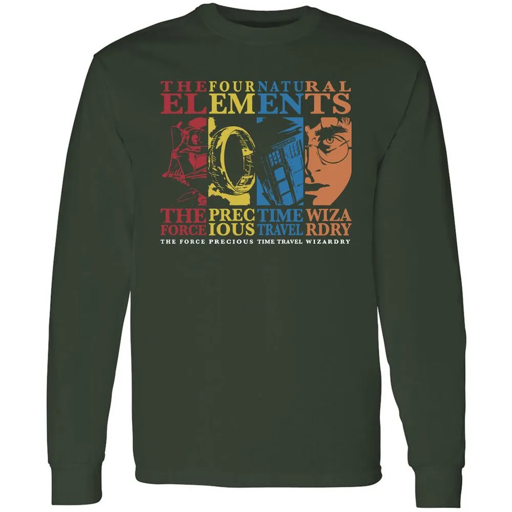 Long Sleeve T-Shirt - AQM21Y8D - Forest Green - 4