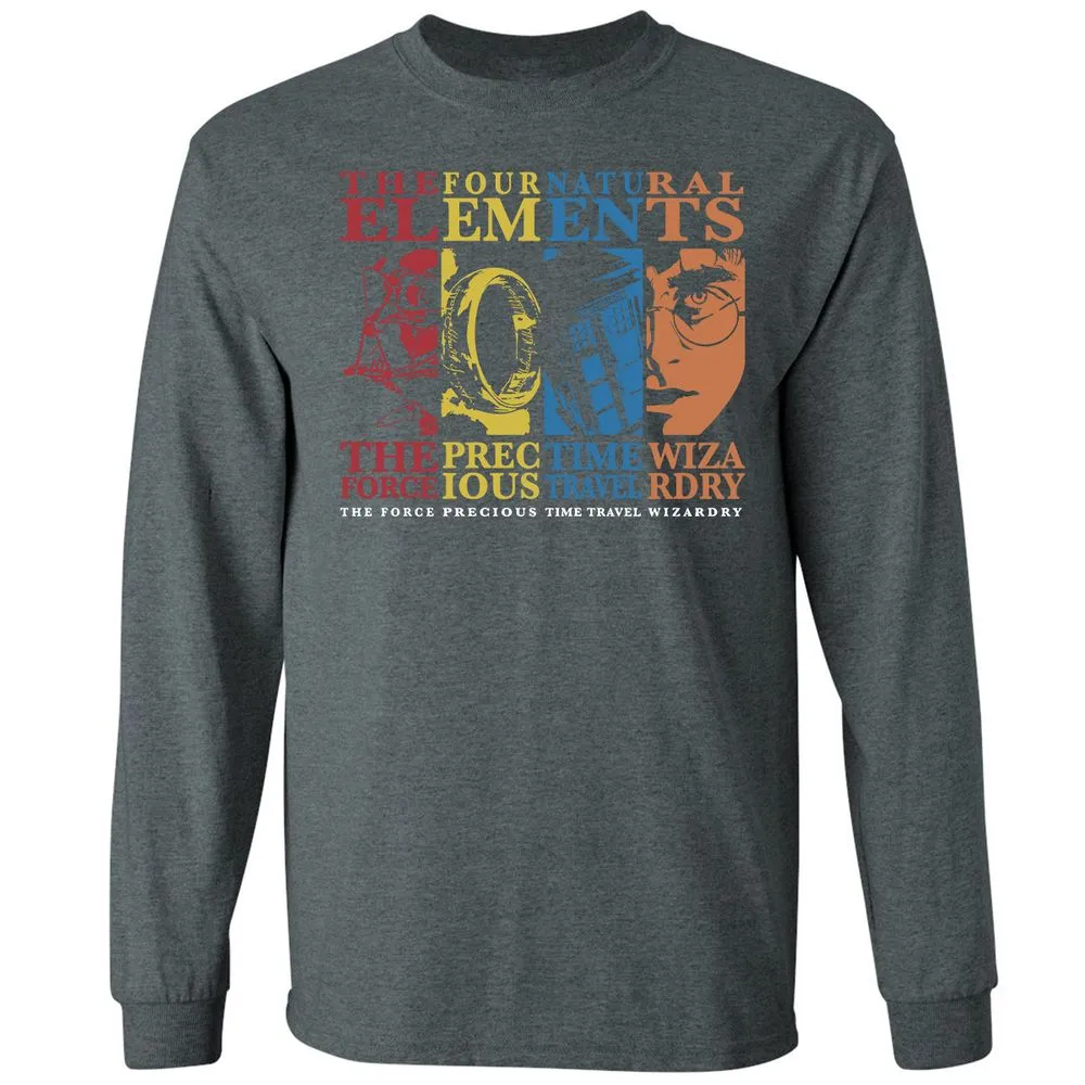 Long Sleeve T-Shirt - AQM21Y8D - Dark Heather - 15