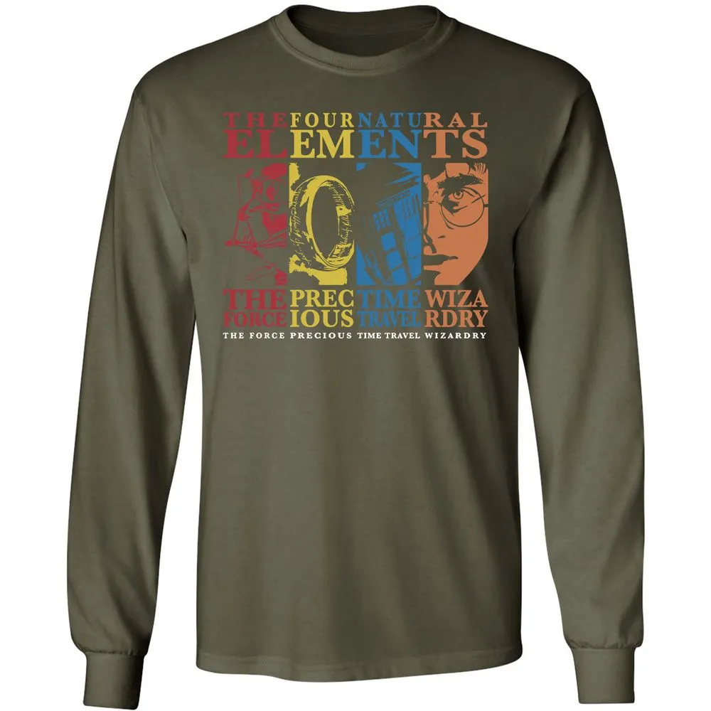Long Sleeve T-Shirt - AQM21Y8D - Military Green - 16