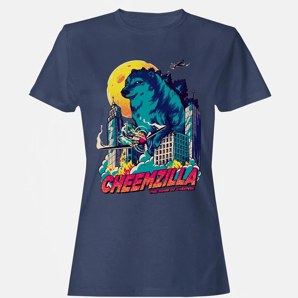 Women's T-Shirt - L333P5VJ - Navy - 10
