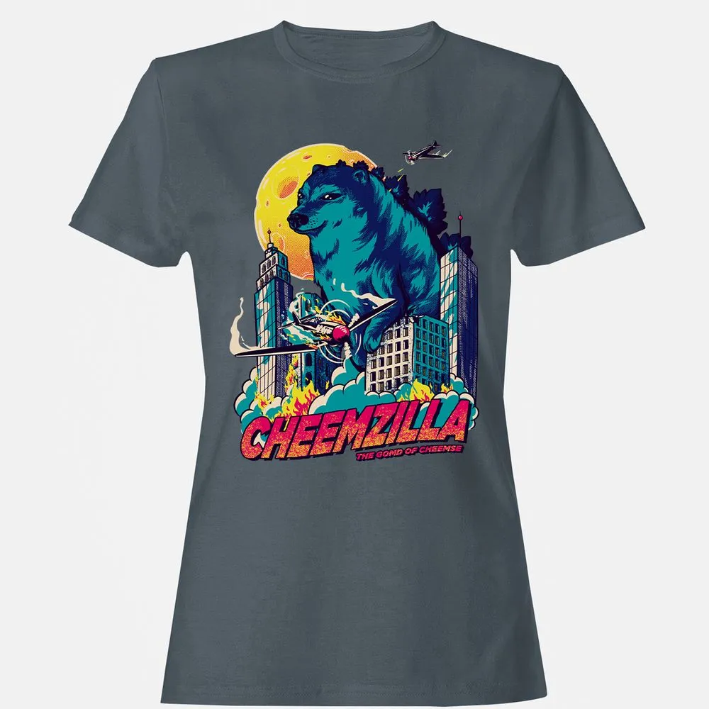 Women's T-Shirt - L333P5VJ - Charcoal - 3