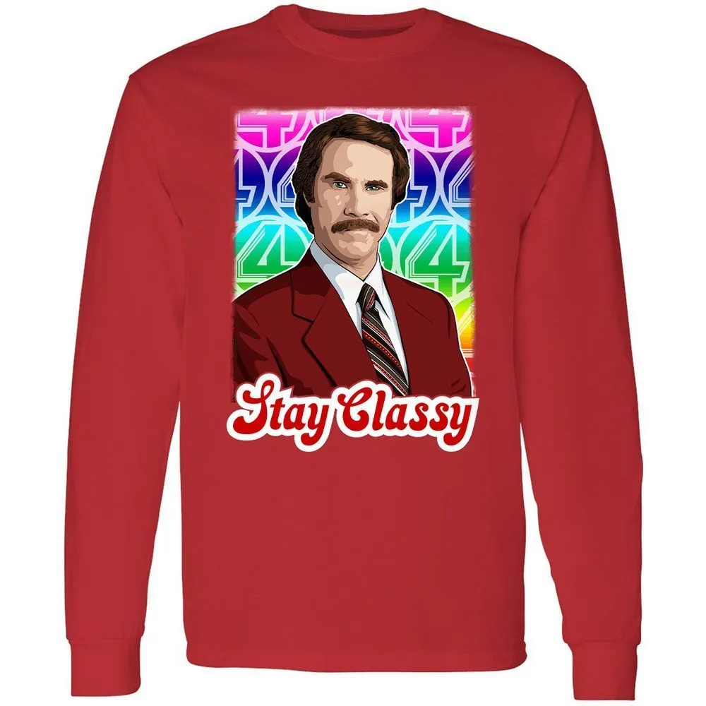 Long Sleeve T-Shirt - EV6J681P - Red - 14