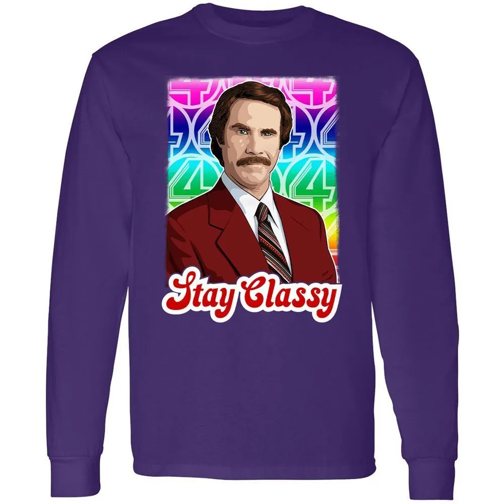 Long Sleeve T-Shirt - EV6J681P - Purple - 13