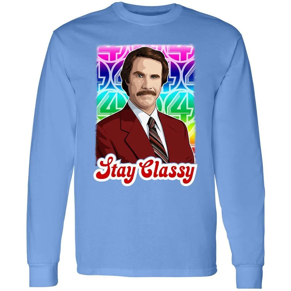 Long Sleeve T-Shirt - EV6J681P - Carolina Blue - 12