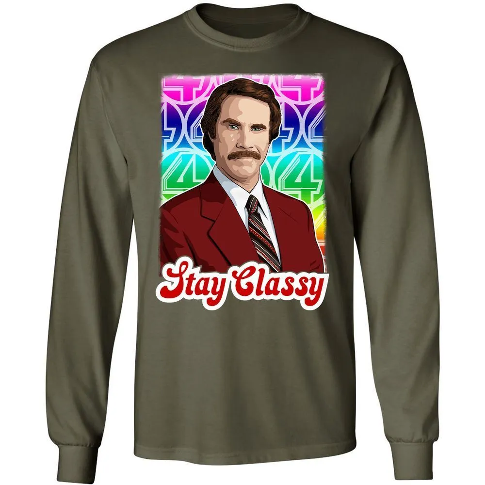 Long Sleeve T-Shirt - EV6J681P - Military Green - 16