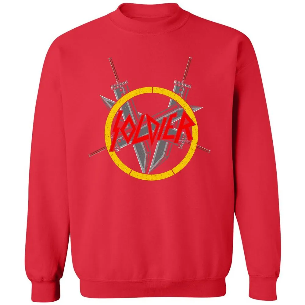 Classic Unisex Sweatshirt - E948EJ4Y - Red - 5