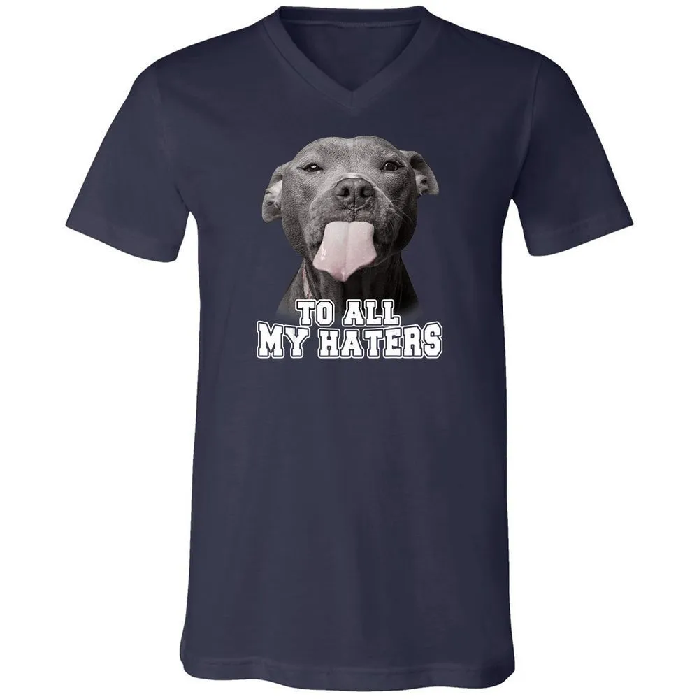 Unisex V-Neck T-Shirt - 3Z36GRAF - Navy - 2