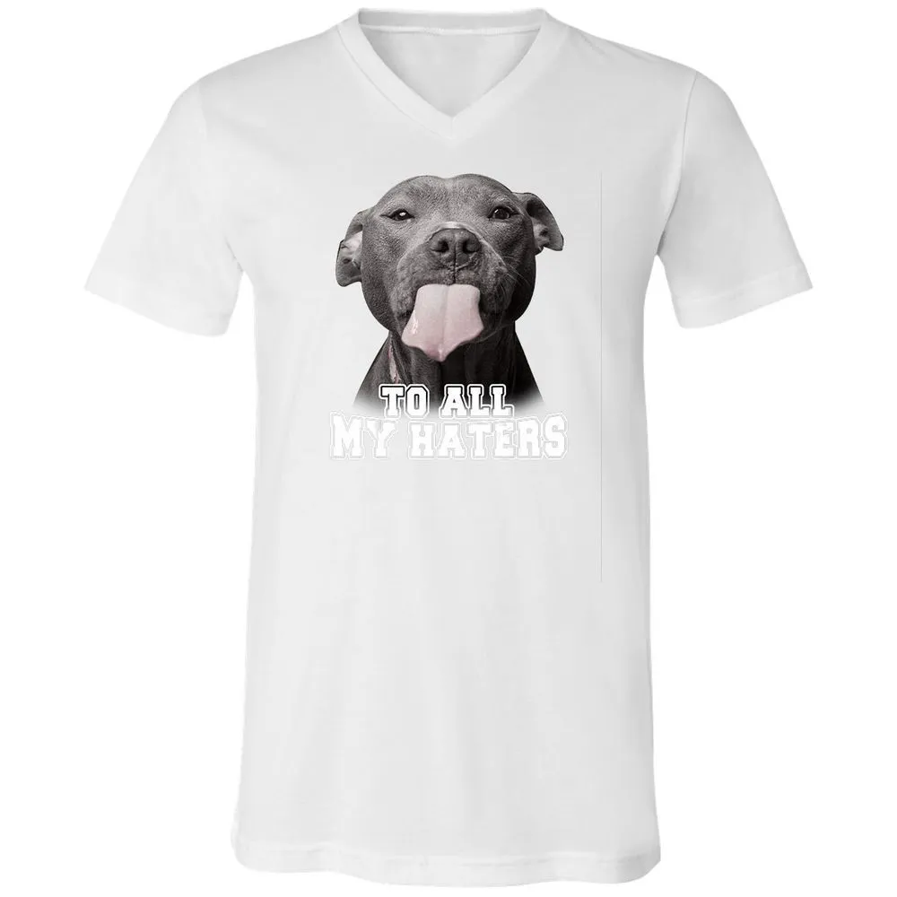 Unisex V-Neck T-Shirt - 3Z36GRAF - White - 5