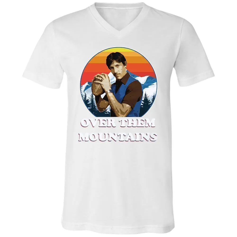 Unisex V-Neck T-Shirt - FXZF48R9 - White - 5