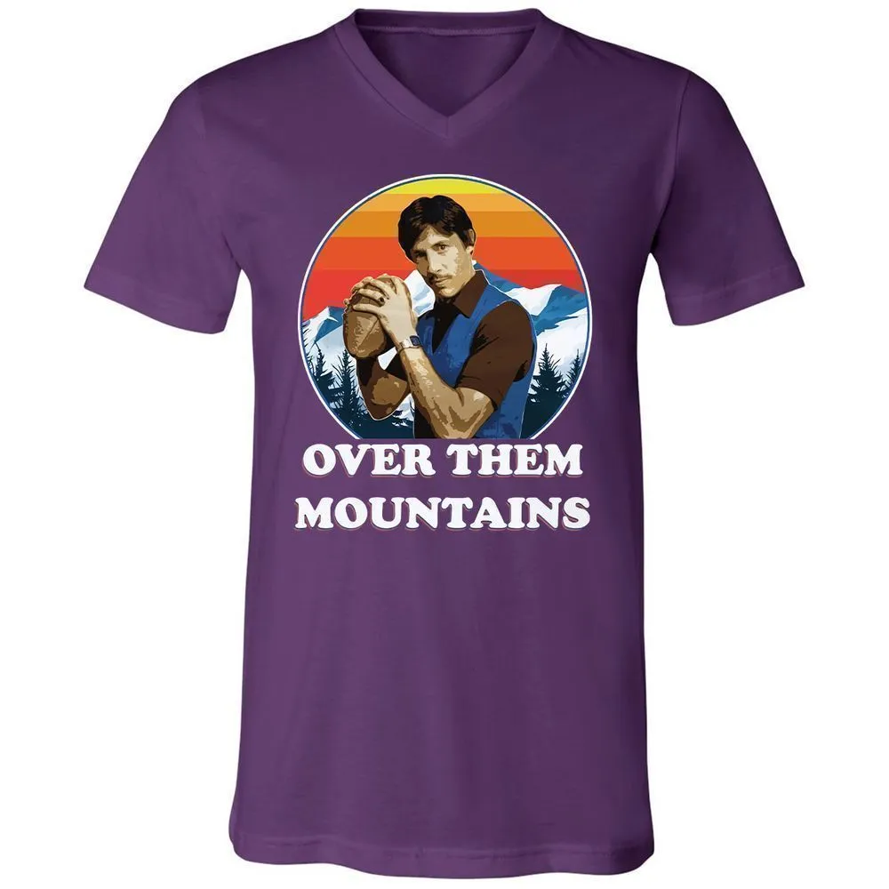 Unisex V-Neck T-Shirt - FXZF48R9 - Team Purple - 9