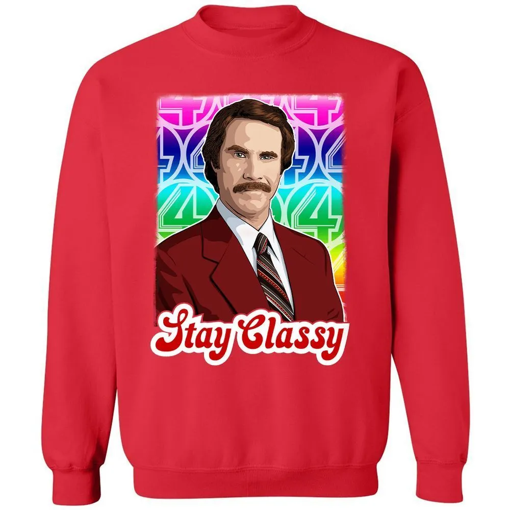 Classic Unisex Sweatshirt - 81ZPFNSV - Red - 5