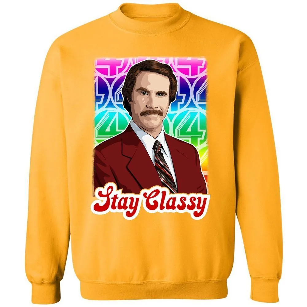 Classic Unisex Sweatshirt - 81ZPFNSV - Gold - 11