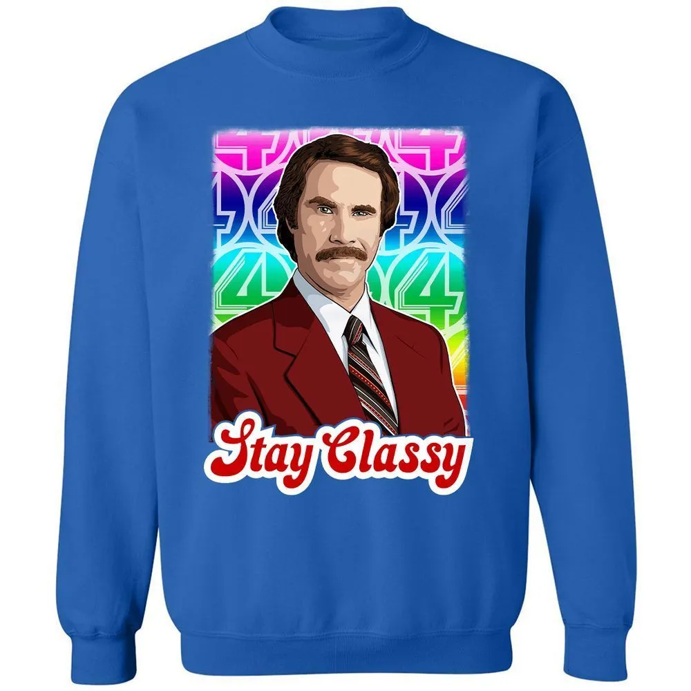Classic Unisex Sweatshirt - 81ZPFNSV - Royal - 9