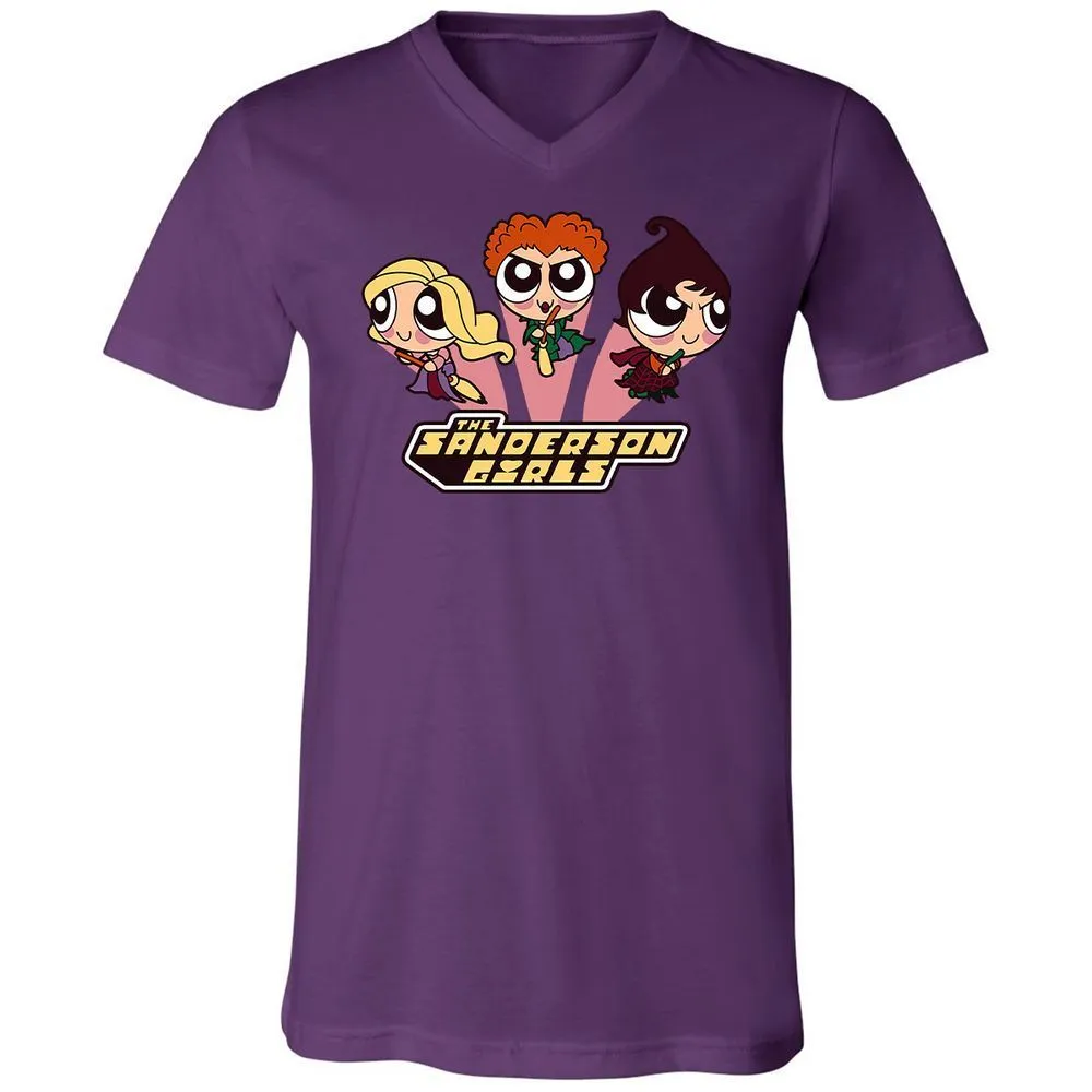 Unisex V-Neck T-Shirt - GZGTFH9X - Team Purple - 9