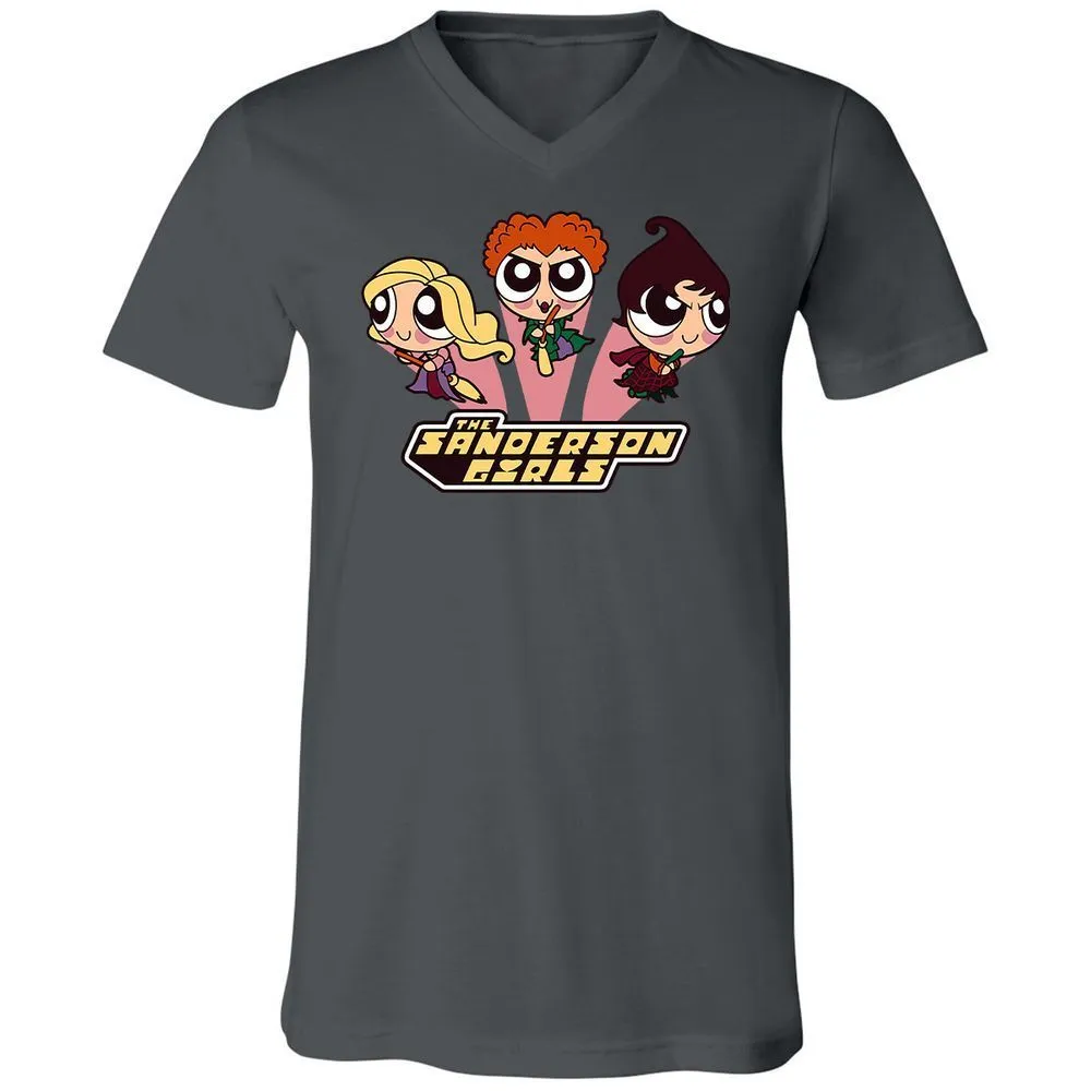 Unisex V-Neck T-Shirt - GZGTFH9X - Asphalt - 12