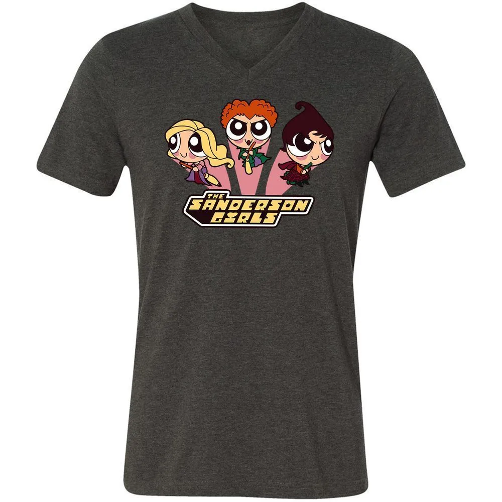 Unisex V-Neck T-Shirt - GZGTFH9X - Dark Grey Heather - 8
