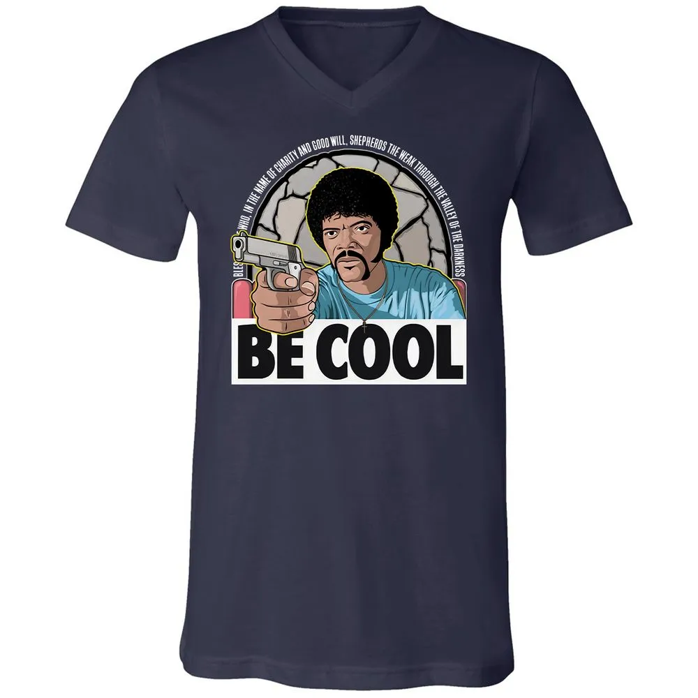 Unisex V-Neck T-Shirt - 2LPKRCMW - Navy - 2