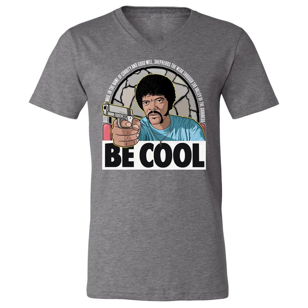 Unisex V-Neck T-Shirt - 2LPKRCMW - Deep Heather - 13