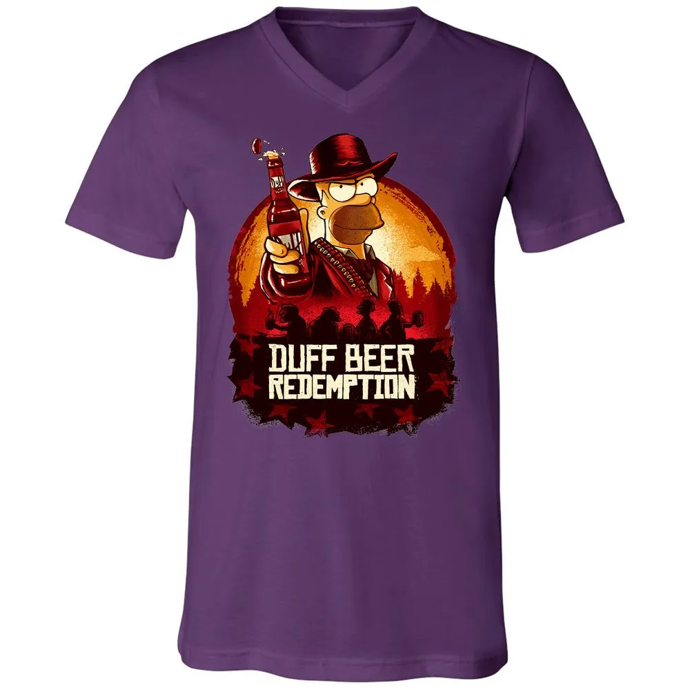 Unisex V-Neck T-Shirt - 3753U7E8 - Team Purple - 9