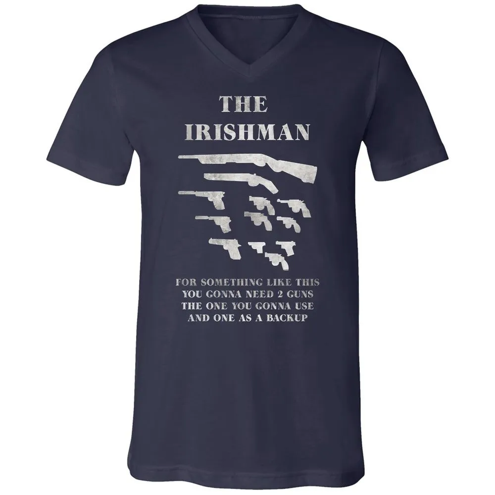 Unisex V-Neck T-Shirt - 3NSSRDYL - Navy - 2