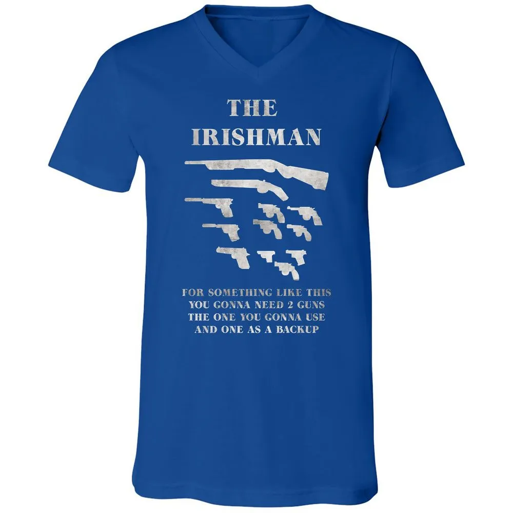Unisex V-Neck T-Shirt - 3NSSRDYL - True Royal - 4