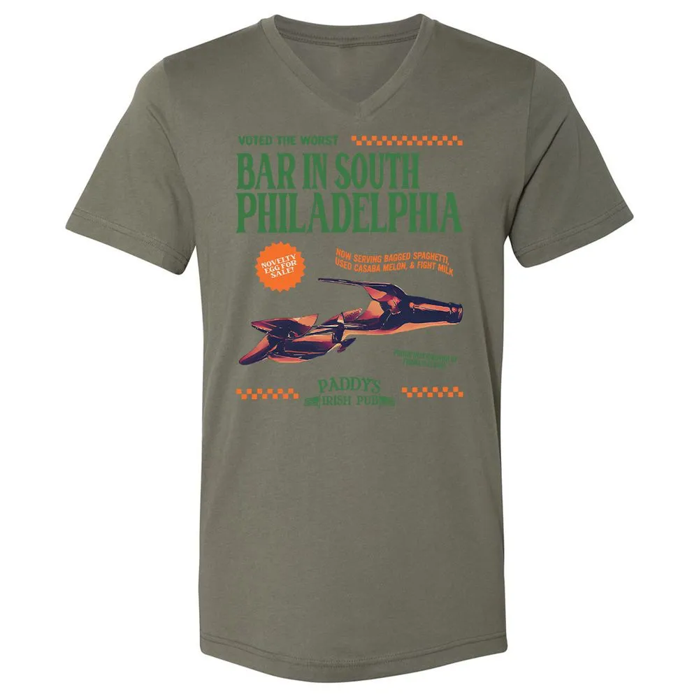 Unisex V-Neck T-Shirt - VDDTA4A1 - Military Green - 10