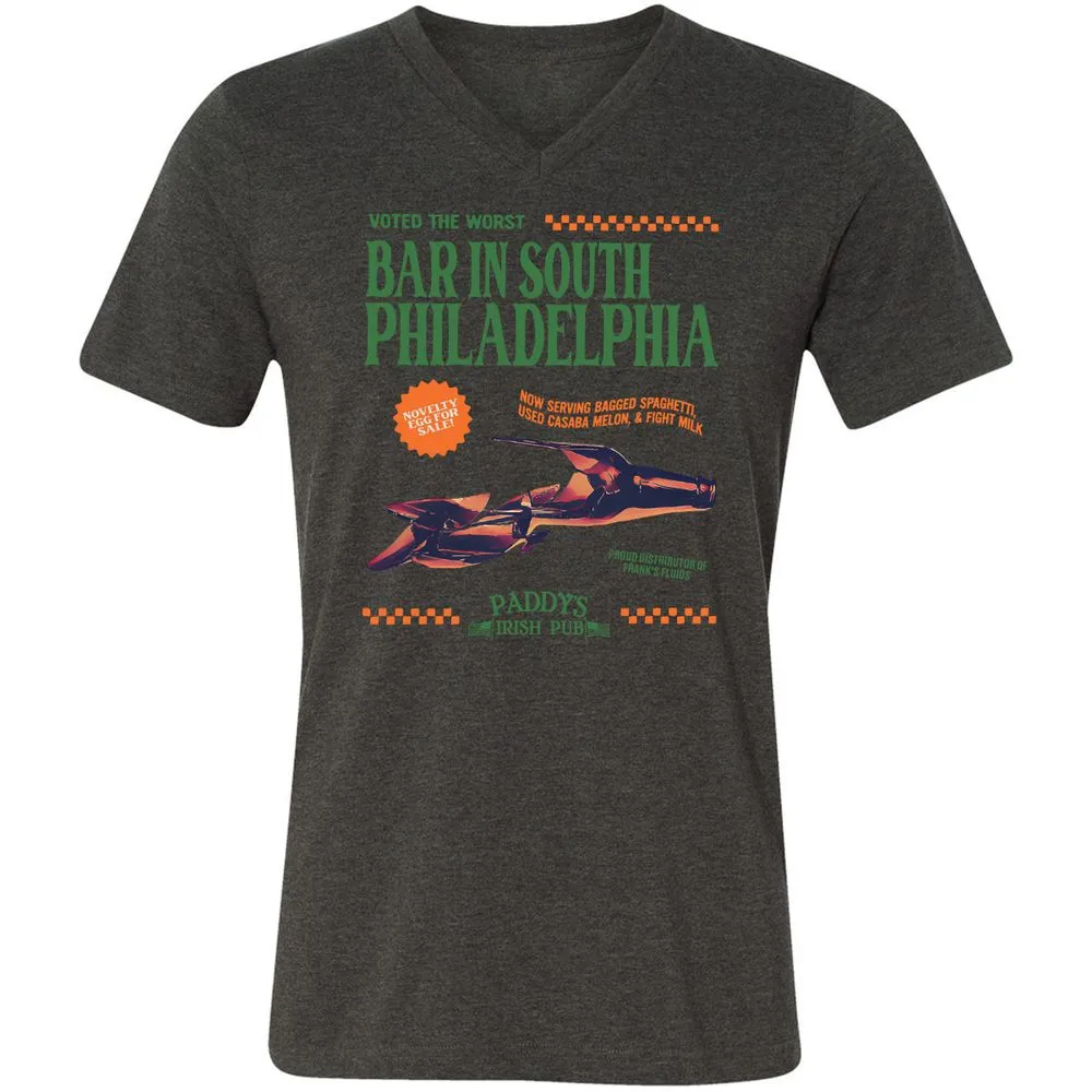 Unisex V-Neck T-Shirt - VDDTA4A1 - Dark Grey Heather - 8