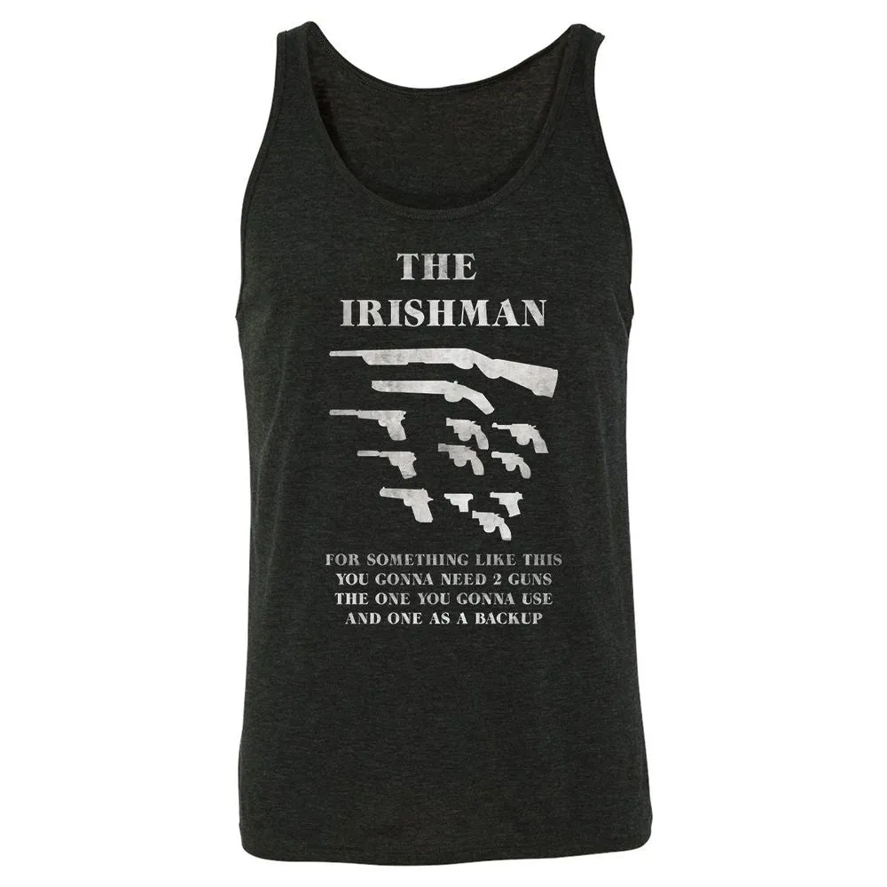 Unisex Jersey Tank - 1BVLUGKS - Charcoal Black Triblend - 5