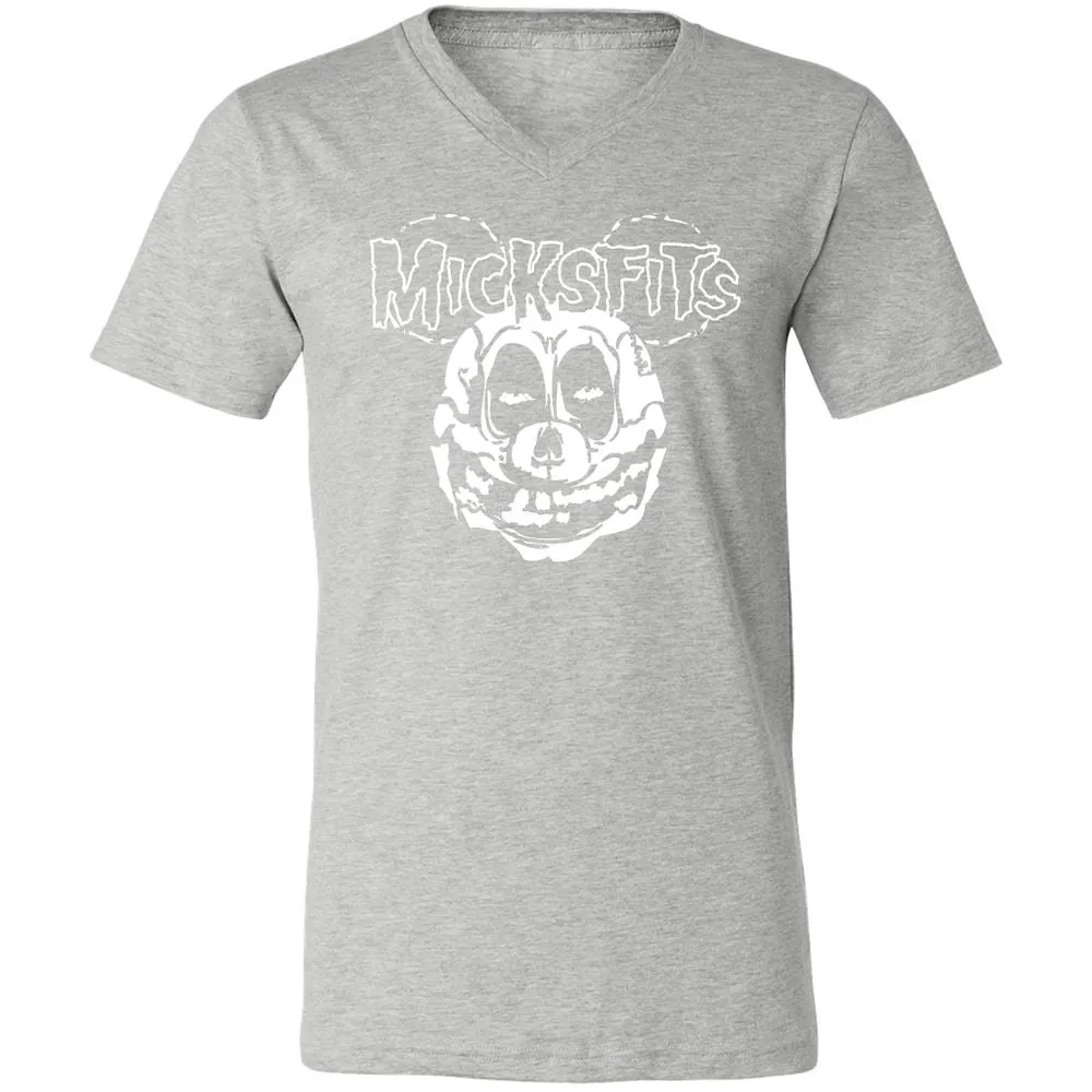 Unisex V-Neck T-Shirt - 1S1WN6DR - Athletic Heather - 7