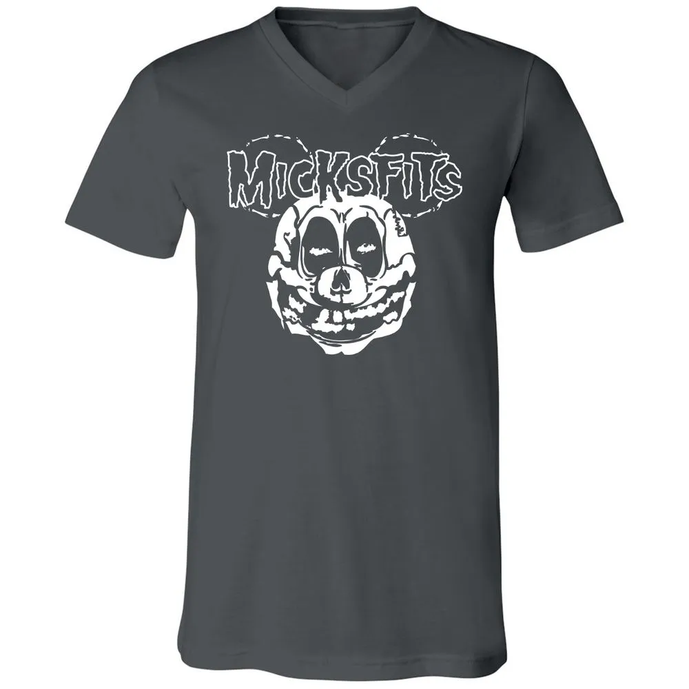 Unisex V-Neck T-Shirt - 1S1WN6DR - Asphalt - 12