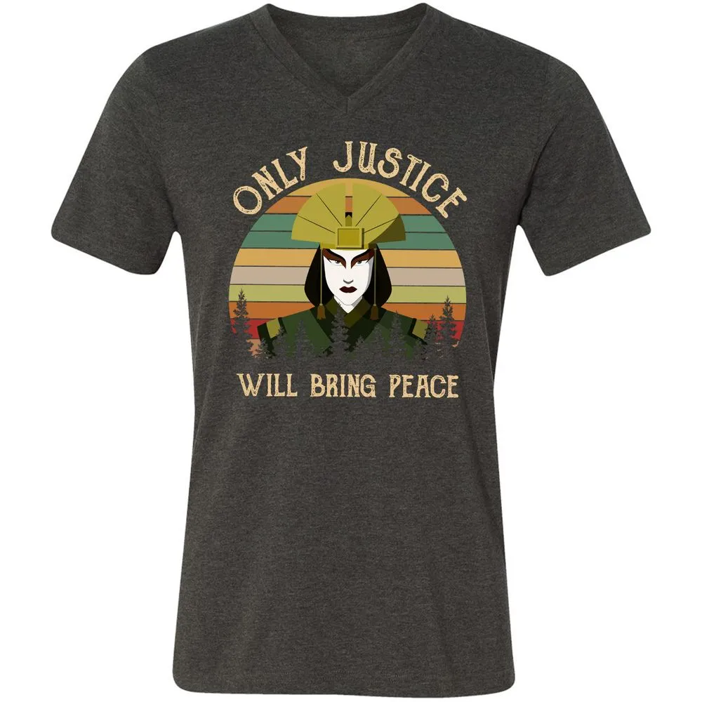 Unisex V-Neck T-Shirt - WK3SZT3T - Dark Grey Heather - 8