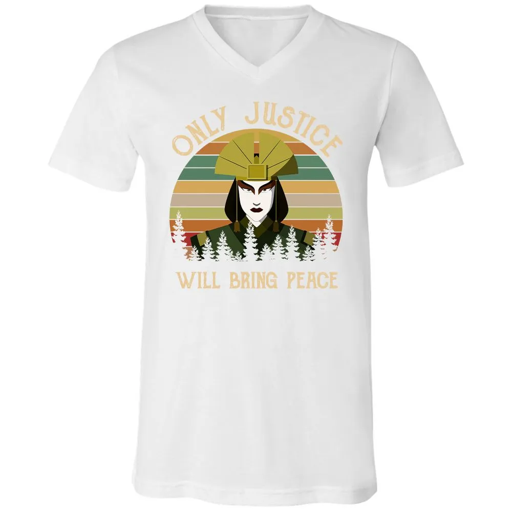Unisex V-Neck T-Shirt - WK3SZT3T - White - 5