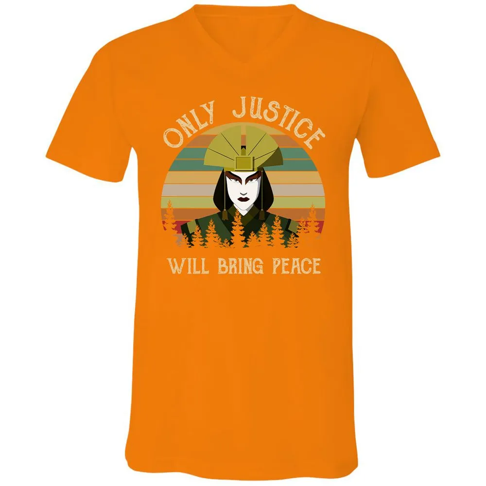 Unisex V-Neck T-Shirt - WK3SZT3T - Orange - 11