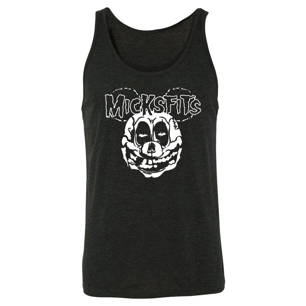 Unisex Jersey Tank - 4UAUQ25B - Charcoal Black Triblend - 5
